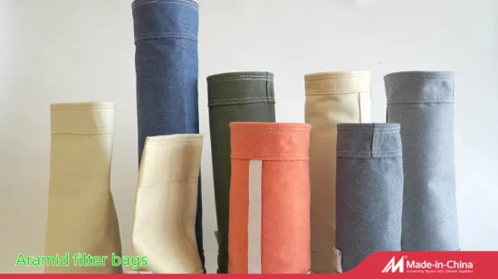 Jiangsu Aokai Polyester Acrylic Aramid PPS PTFE P84 Fiberglass Filter Bag Dust Collector Filter Bag